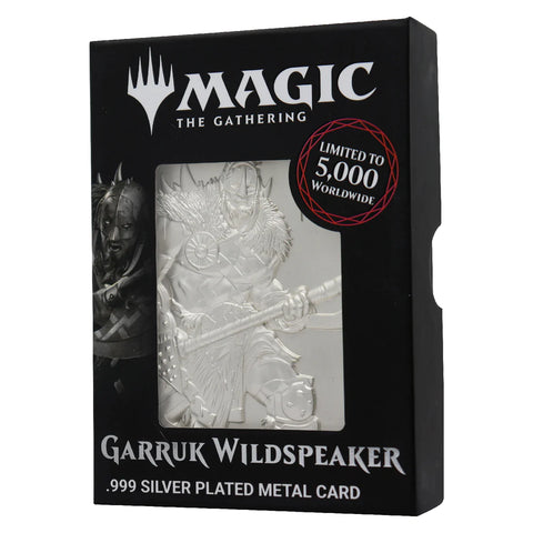 Magic the Gathering Garruk Wildspeaker Limited Edition Silver Plated Ingot