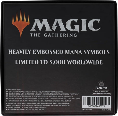 Magic the Gathering Mana Symbol Limited Edition Pin Badges