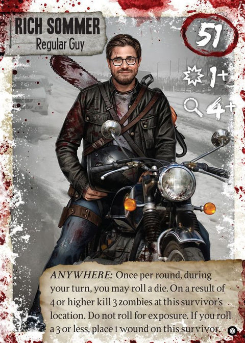 Dead of Winter Promo Card: Rich Sommer
