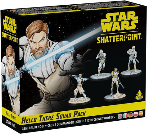 Star Wars Shatterpoint: General Obi-Wan Kenobi Hello There Squad Pack