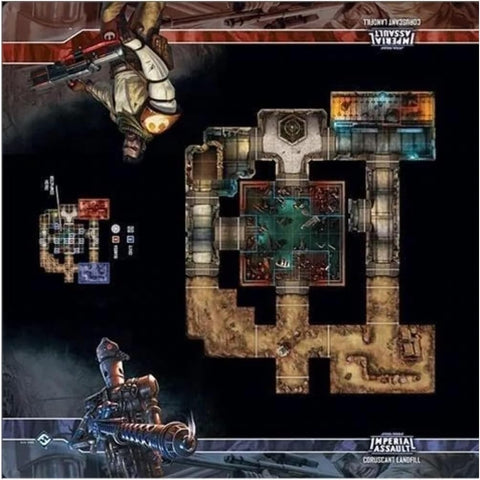Star Wars Imperial Assault: Coruscant Landfill Playmat