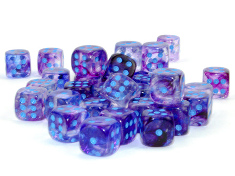 Dice: Chessex - Nebula, Luminary - 12mm D6 (x36)
