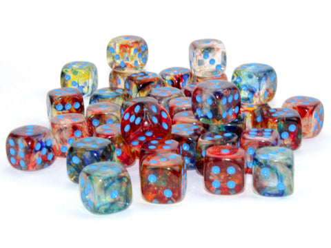 Dice: Chessex - Nebula, Luminary - 12mm D6 (x36)