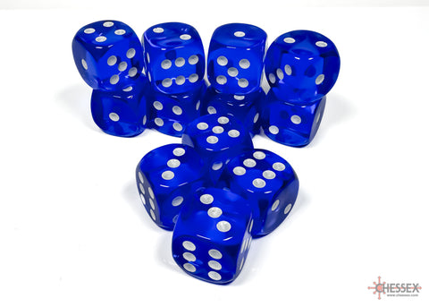 Dice: Chessex - Translucent - 16mm D6 (x12)