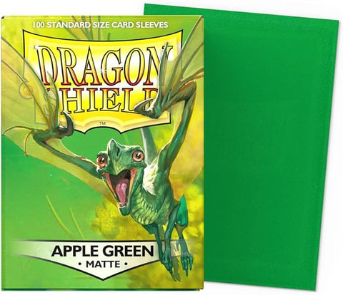Sleeves: Dragon Shield - Standard - Matte (x100) - Apple Green