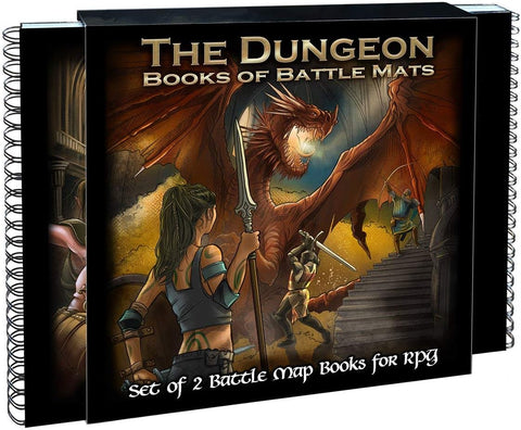 RPG Battle Maps: Book - The Dungeon