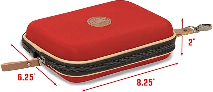 ENHANCE Tabletop Designer Edition Dice Case and Tray Red