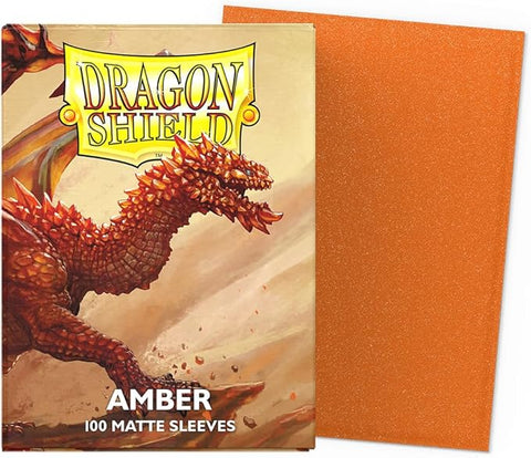 Sleeves: Dragon Shield - Standard - Matte (x100) - Amber