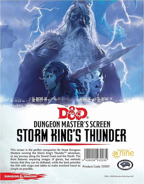 D&D RPG: Storm King's Thunder - DM Screen