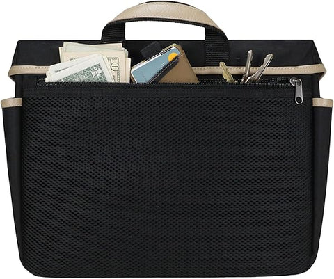 ENHANCE Designer Edition DnD Bag - Stylish RPG Player's Messenger Bag (Black)