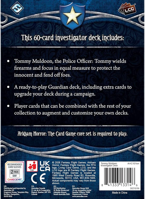 AH LCG: Investigator Starter Deck - Tommy Muldoon