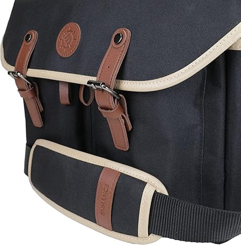 ENHANCE Designer Edition DnD Bag - Stylish RPG Player's Messenger Bag (Black)