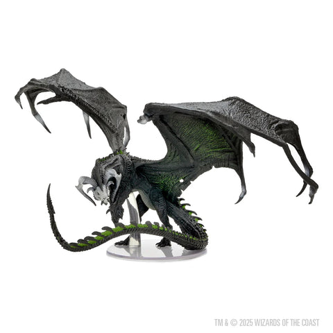 D&D Icons of the Realms: Adult Black Dragon