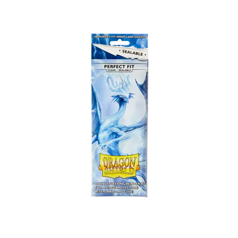 Sleeves: Dragon Shield - Standard - Perfect Fit - Sealable - Clear (x100)