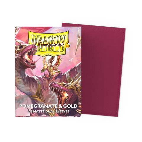 Dragon Shield - Standard - Matte (x100) - 25th Special Ed. - Red/Gold