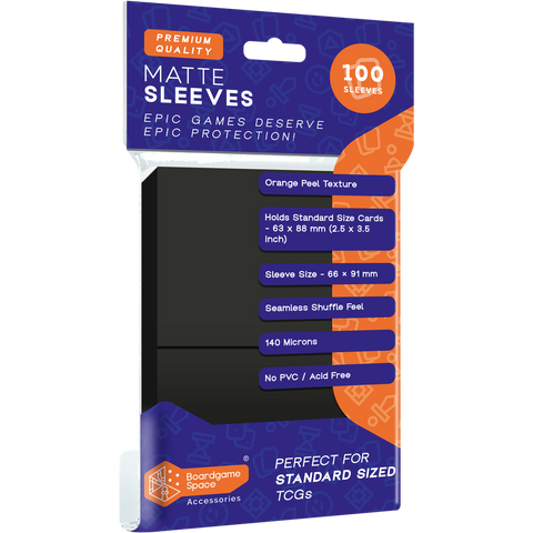 BGS - Matte (66 x 91mm) (x100) - Black