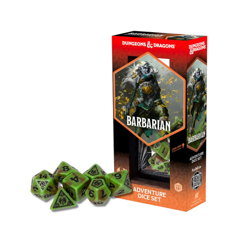 Sirius Dice - Dungeons & Dragons Adventure Dice - Barbarian