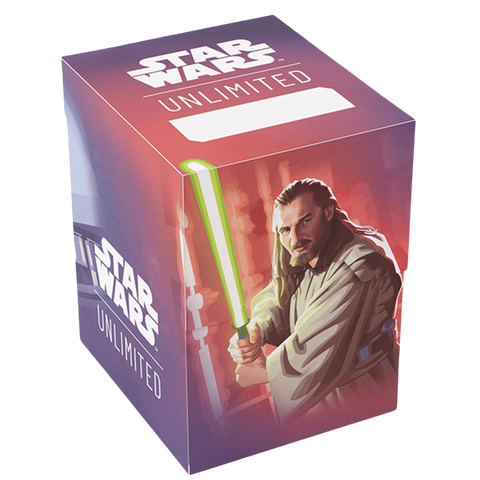 Deck Box: Star Wars: Unlimited Soft Crate - Qui-Gon Jinn