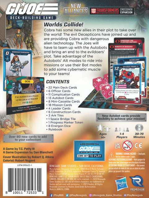 G.I. JOE Deck-Building Game: New Alliances