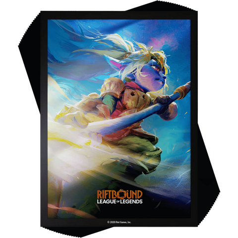 Riftbound League of Legends TCG Unleashed Art Sleeve Poppy