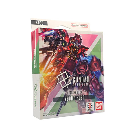 Gundam Card Game Starter Deck Display ST03- Zeon's Rush