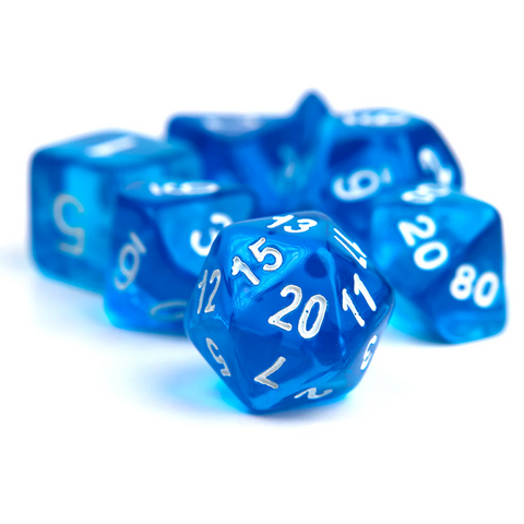 Sirius Dice - Translucent Blue Resin