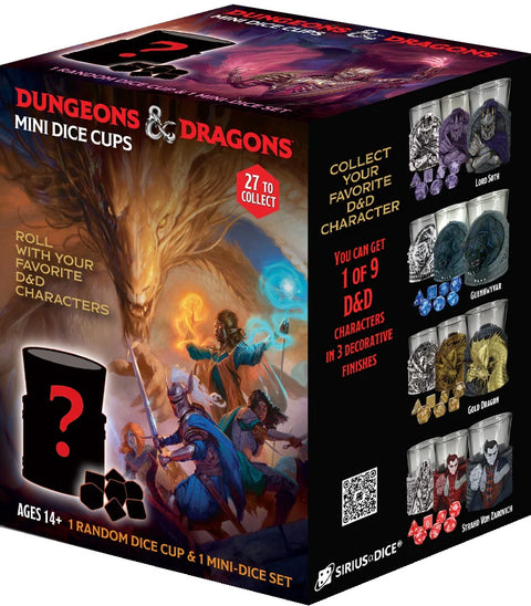 D&D Mini Dice Cups Series 2 PDQ