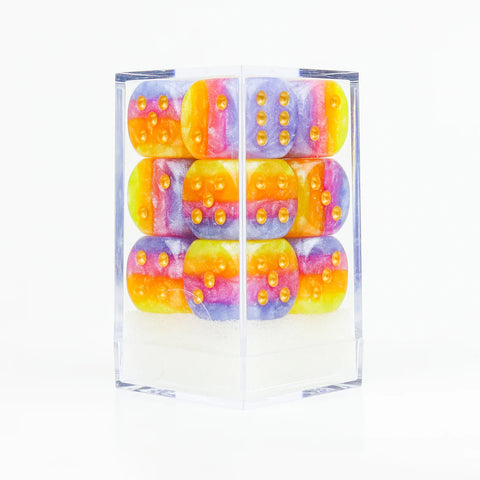 D6 Dice Set - 16mm Tahitian Sunset