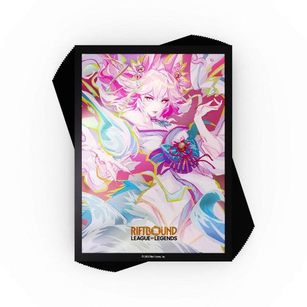 Riftbound Spiritforged Ahri 公式スリーブ 100枚 Spiritforged - Spirit Blossom Ahri Sleeves (100 Sleeves – Good Game