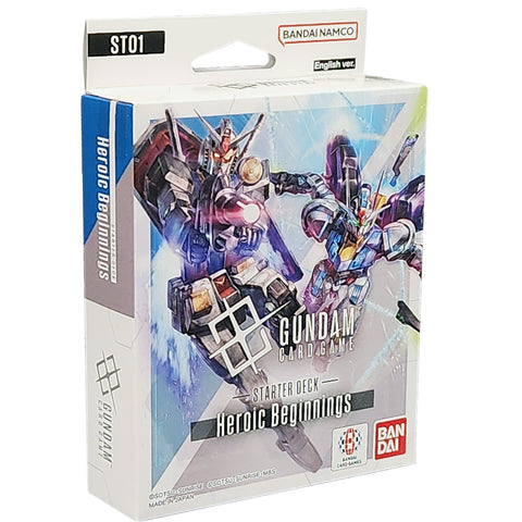 Gundam Card Game Starter Deck Display ST01- Heroic Beginnings