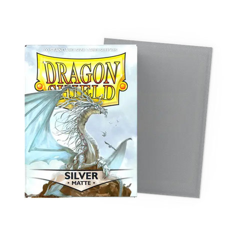 Sleeves: Dragon Shield - Standard - Matte (x100) - Silver