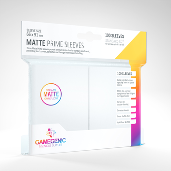 Gamegenic - Matte Prime Sleeves (100) / White