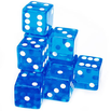 BryBelly Blue Dice 16mm (Set of 20)