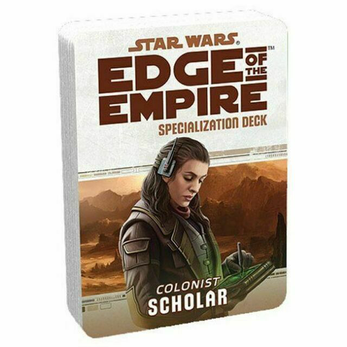 Star Wars RPG Edge of Empire Specialization Deck / Colonist Scholar