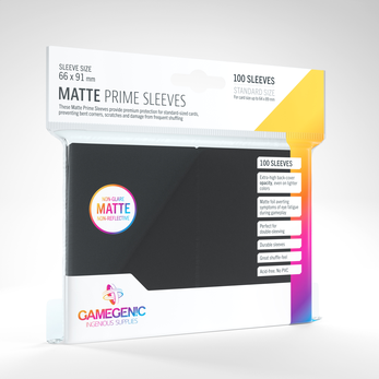 Sleeves: Gamegenic - Matte Prime (66 x 91 mm) (x100) / Black